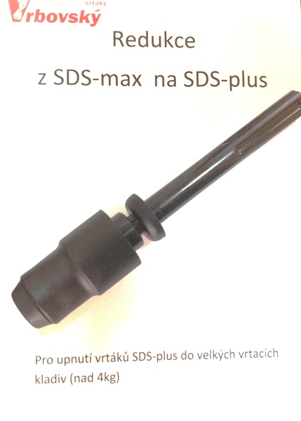Redukce z  SDS-max na SDS-plus